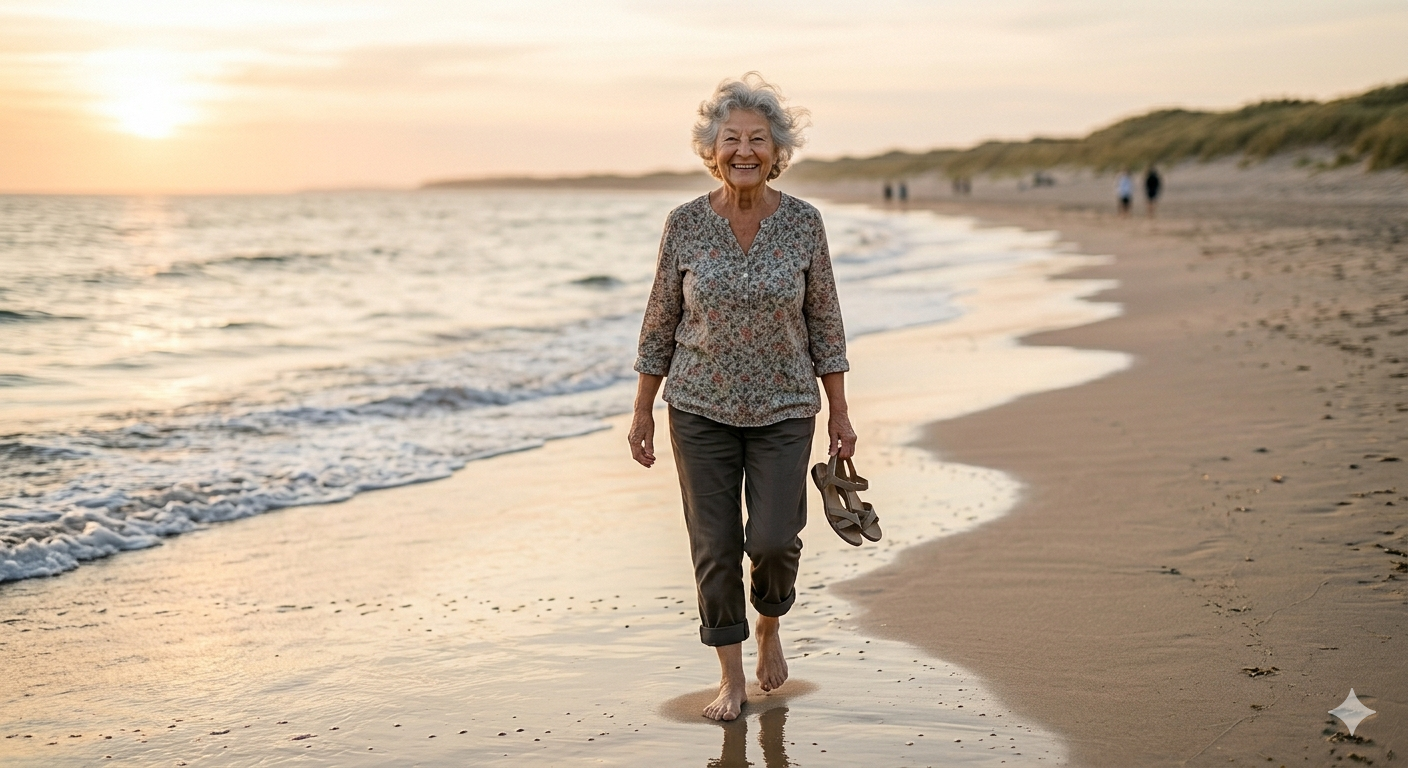 Endless walks on the beach